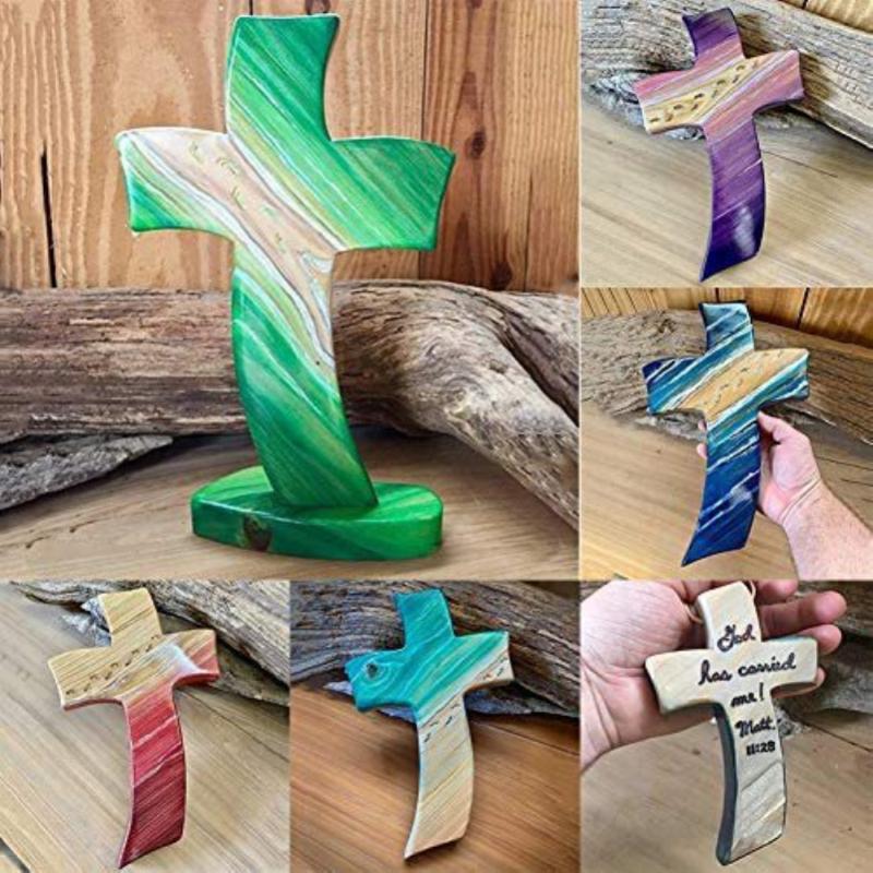 Soul Translucent Soothing God Inspired Handmade Wooden Cross