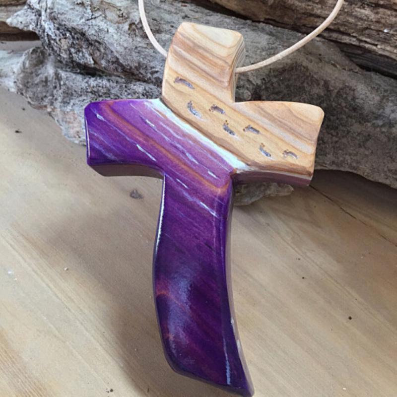 Soul Translucent Soothing God Inspired Handmade Wooden Cross