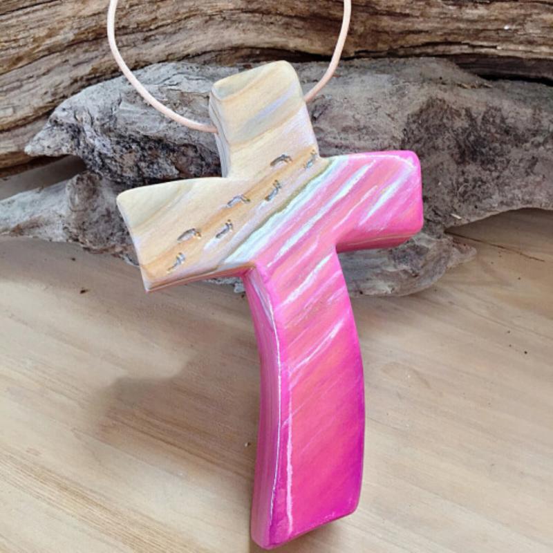 Soul Translucent Soothing God Inspired Handmade Wooden Cross