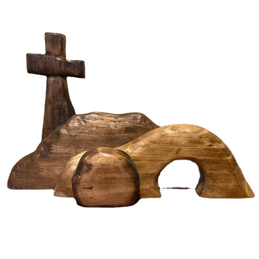 4pcs Resurrection Scene Decoration