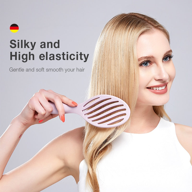 Hollow Out Scalp Massager, Detangler Hair Brush