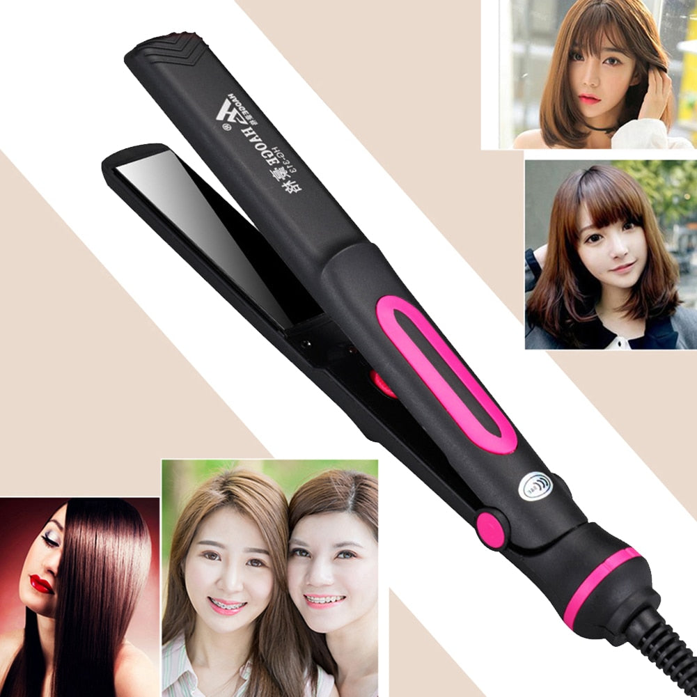 220V Professional  Dual-Use Curling Iron Hair Straightener