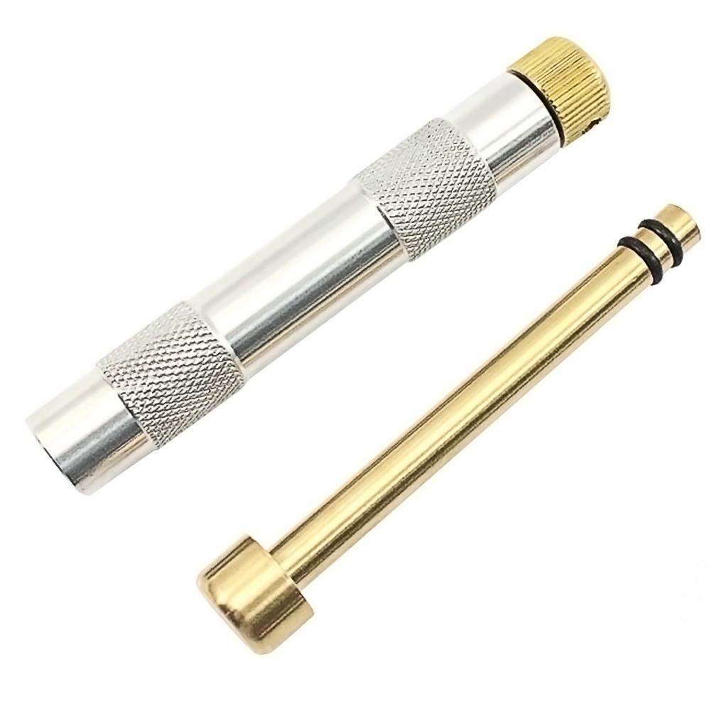 Brass Metal Fire Piston with Char Cloth-Hiking / Survival / Outdoor Emergency Fire Tube