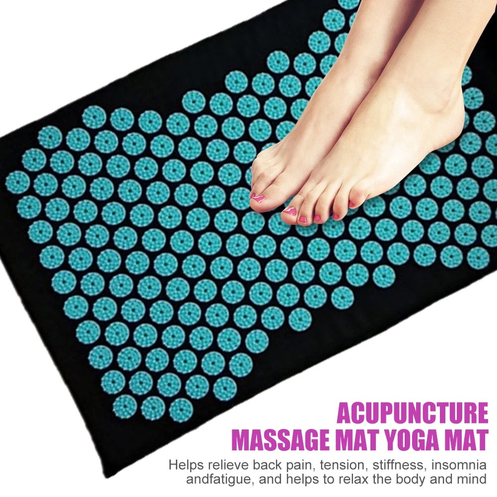 3pcs Lotus Acupressure Massage Yoga Pillow Mat