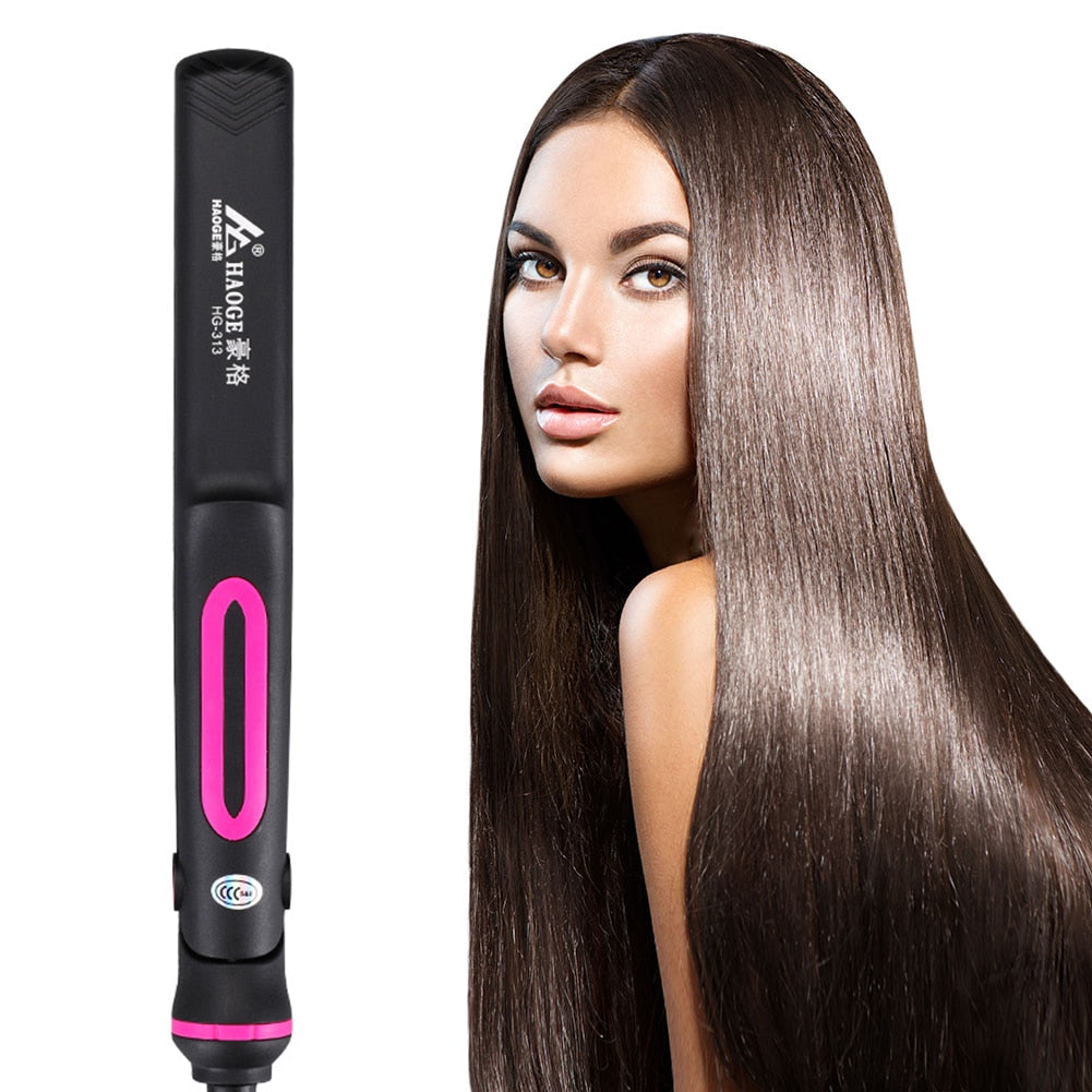 220V Professional  Dual-Use Curling Iron Hair Straightener