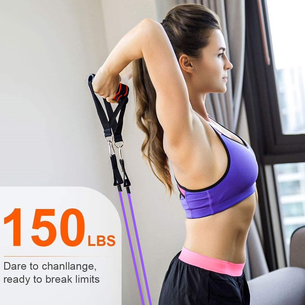 Women Fitness Resistance Bands Training Set