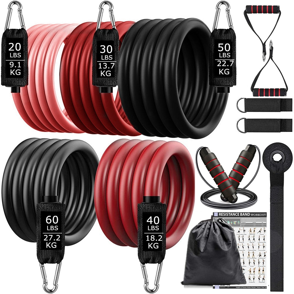 Women Fitness Resistance Bands Training Set