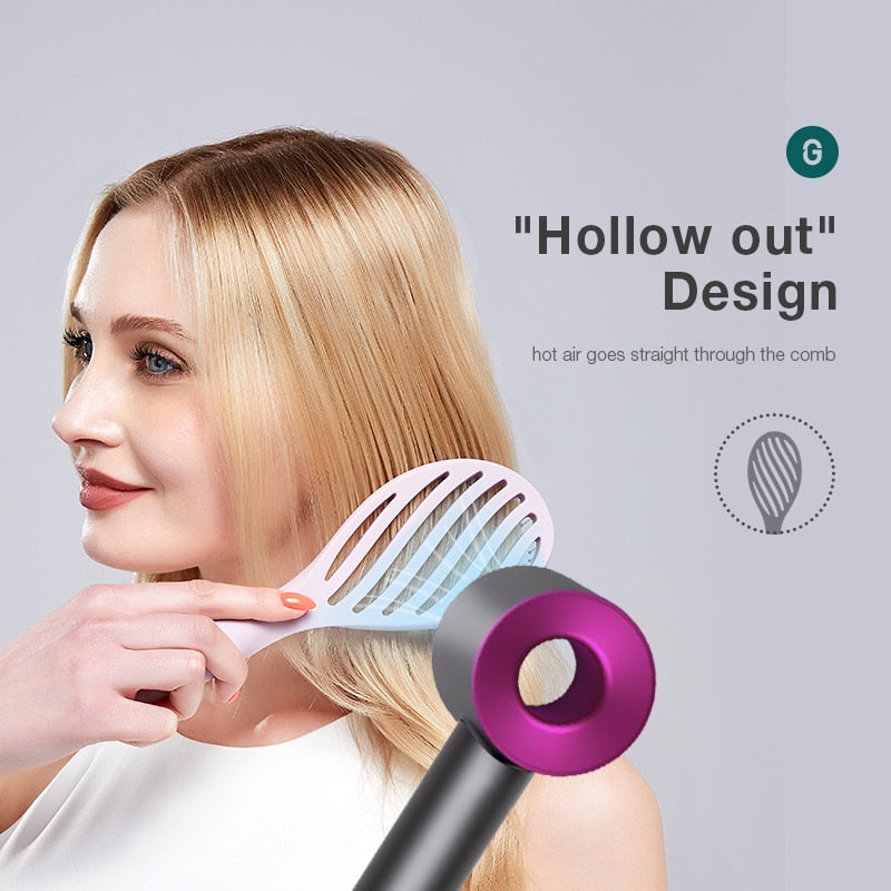 Hollow Out Scalp Massager, Detangler Hair Brush