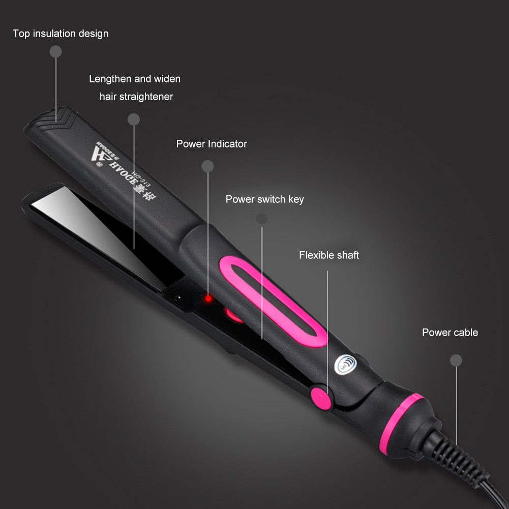 220V Professional  Dual-Use Curling Iron Hair Straightener