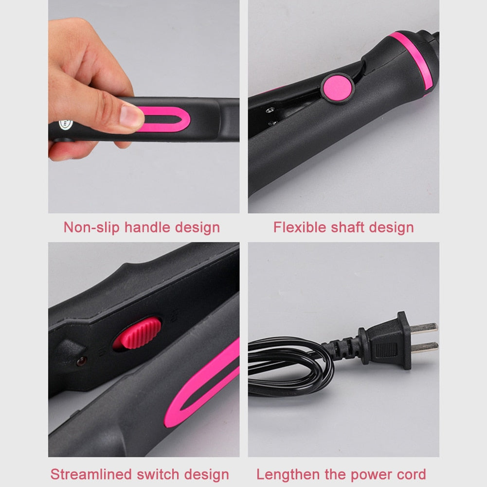 220V Professional  Dual-Use Curling Iron Hair Straightener