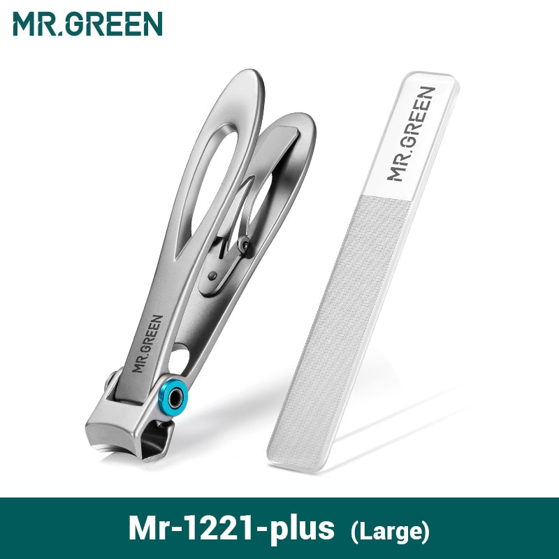 MR.GREEN  Stainless Steel Manicure Fingernail Cutter Thick Hard Toenail Scissors tools