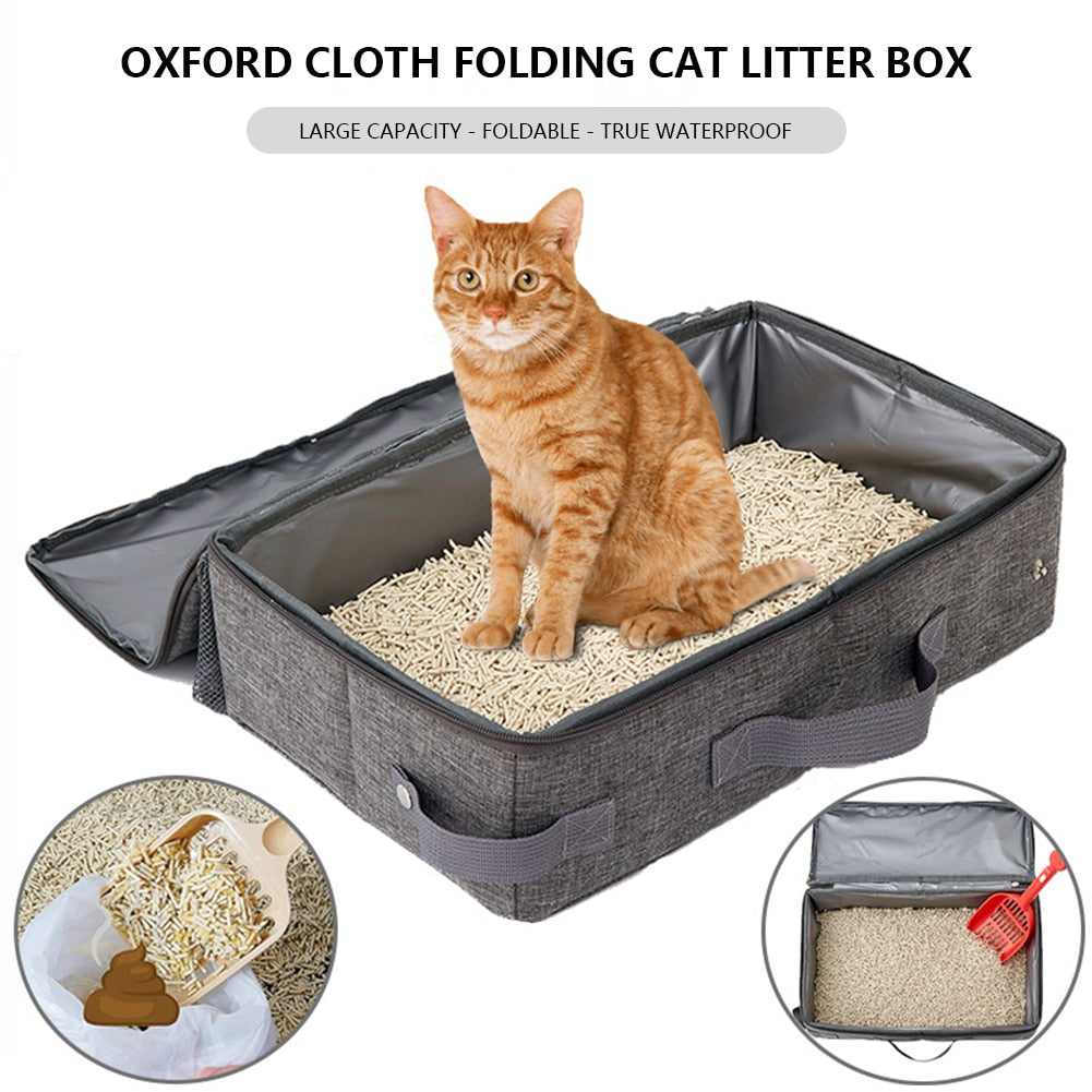 Foldable, Portable Litter Box