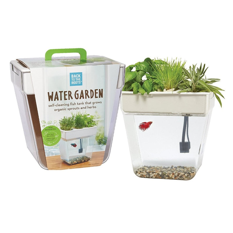 Back to the Roots 3 Gal. Self-Cleaning Fish Tank Aquarium hydroponic system