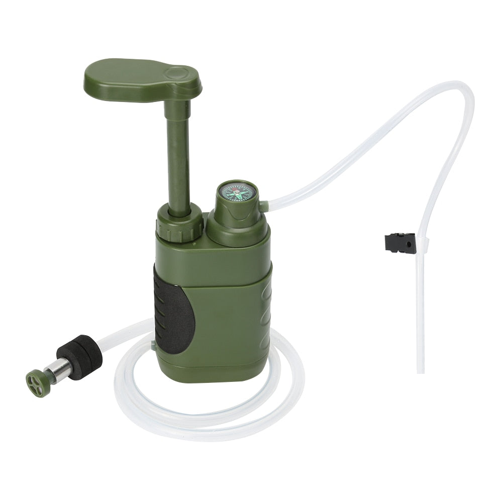 Outdoor Water Filtration Purifier for Family Preparedness Equipment For Hiking Emergency