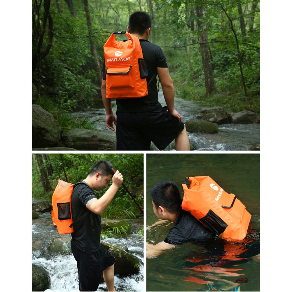 20L Outdoor Dry Waterproof Dry Gear Bags For Hiking