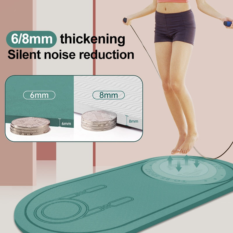 Jump Rope Mat Non-slip Sport Fitness Floor Cushion