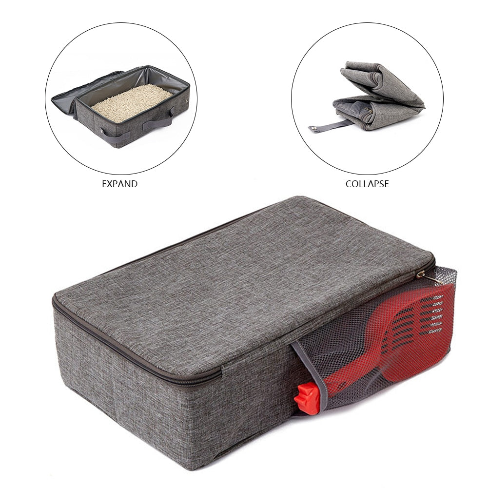 Foldable, Portable Litter Box