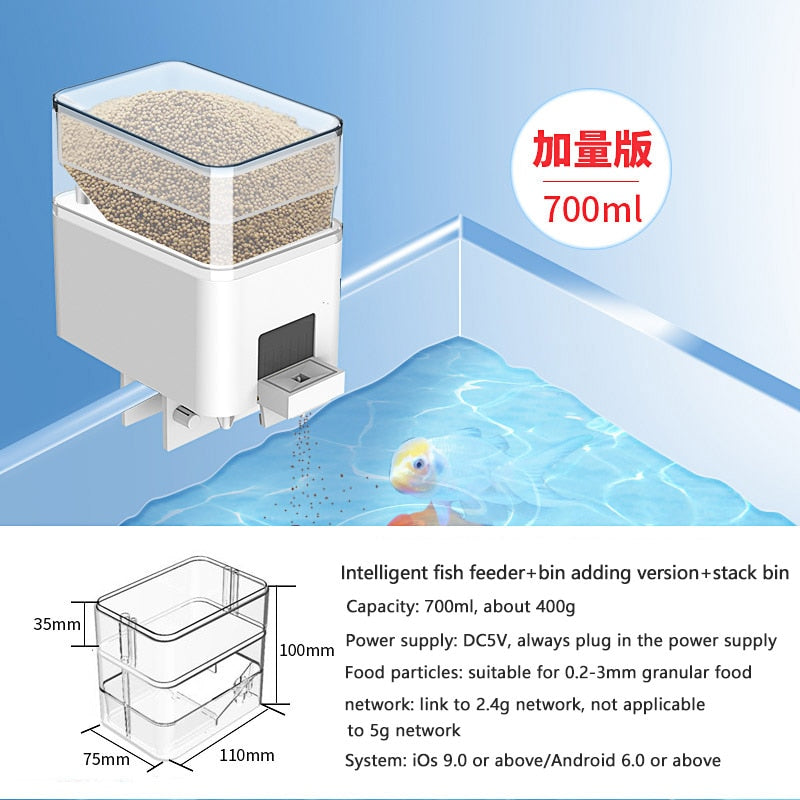 Full automatic feeder for aquarium