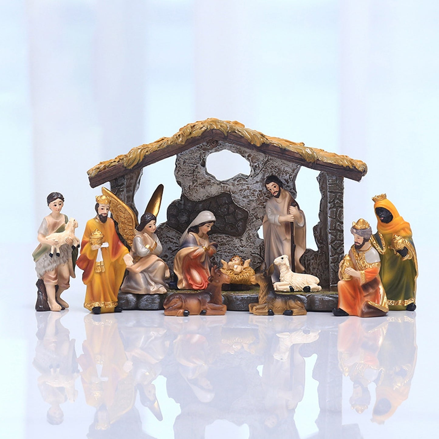 Resin Miniatures Nativity Scene Figurine