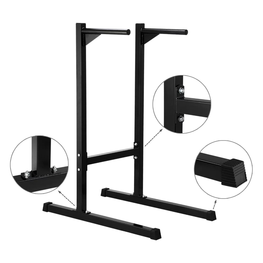 Heavy Duty Dip Stand Pull Push Up Bar For Strength Training  parallel bars