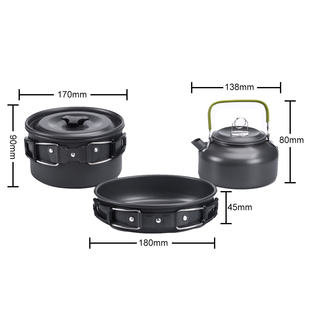 Cookware Set For Hiking and Camping