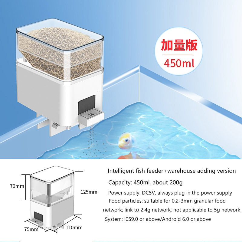 Full automatic feeder for aquarium