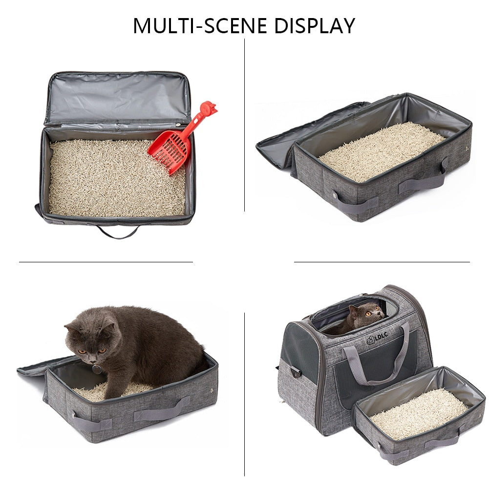 Foldable, Portable Litter Box