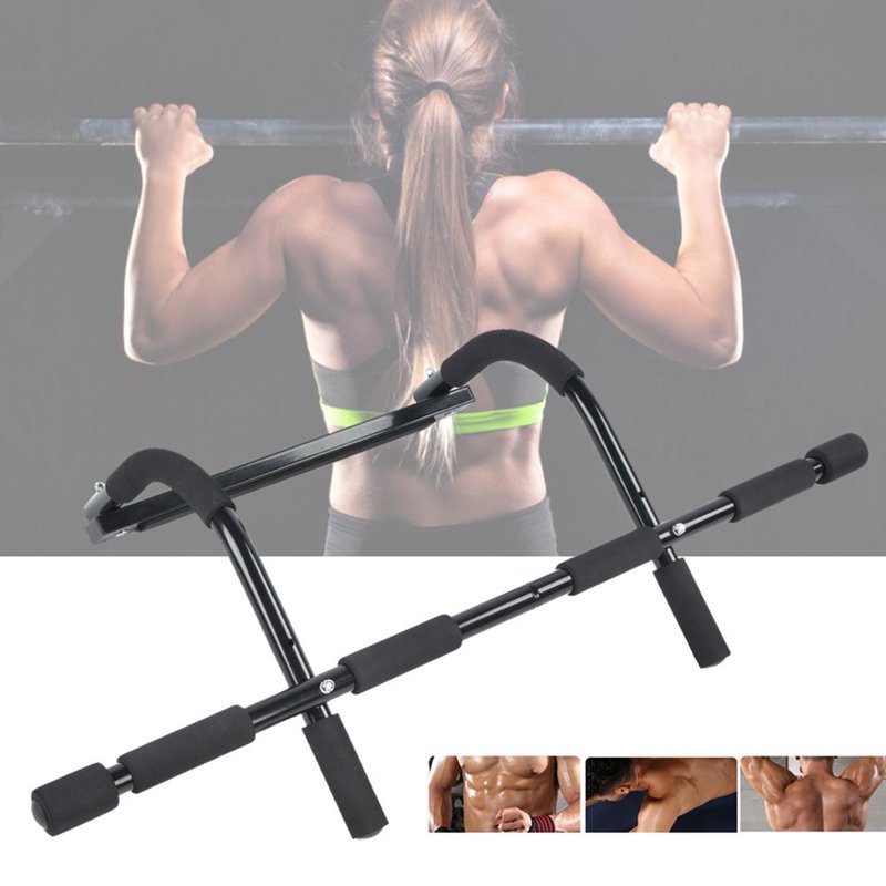 Sturdy, Portable Indoor Doorway Pull-Up Bar – Adjustable Width Locking Bar, Total Upper Body Workout Bar