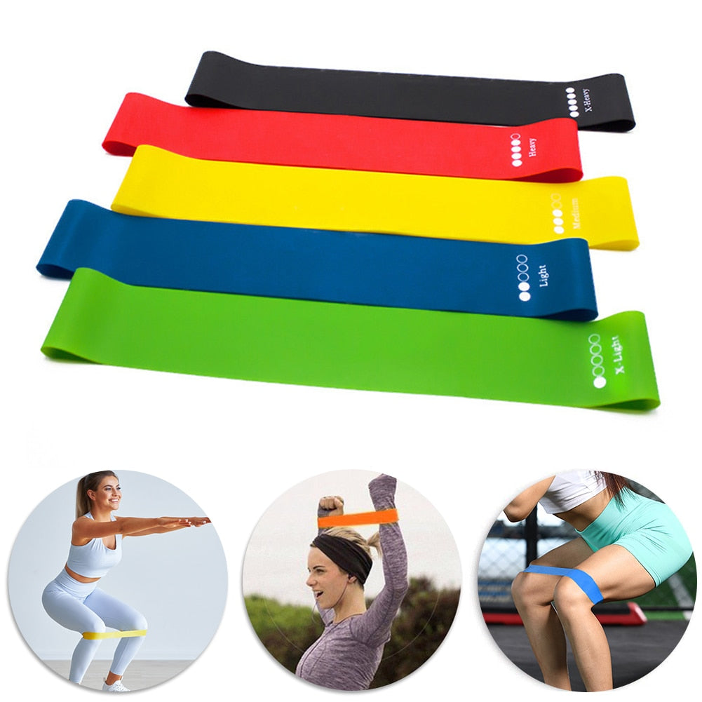 Rubber Resistance Bands Yoga, Pilates, Crossfit