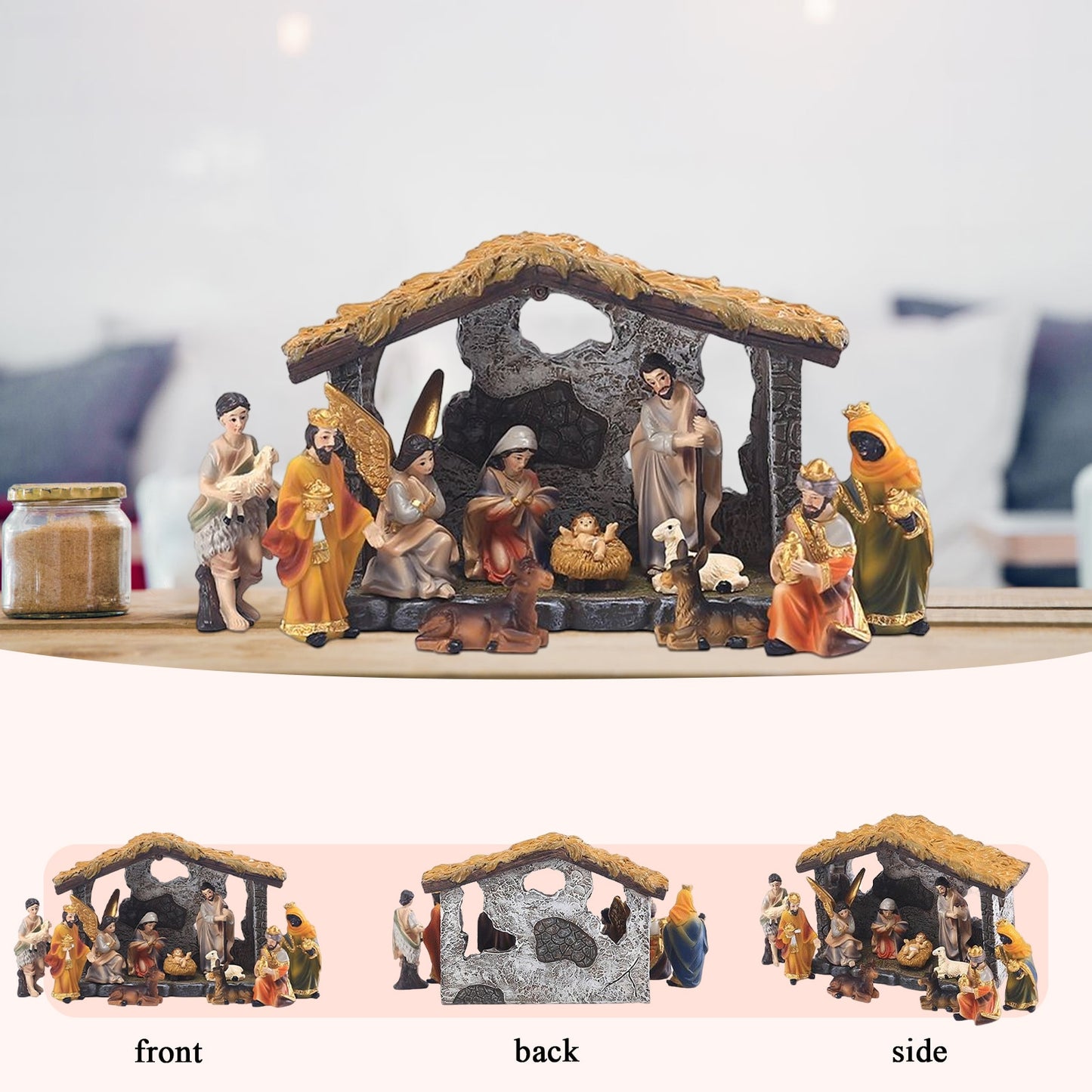 Resin Miniatures Nativity Scene Figurine