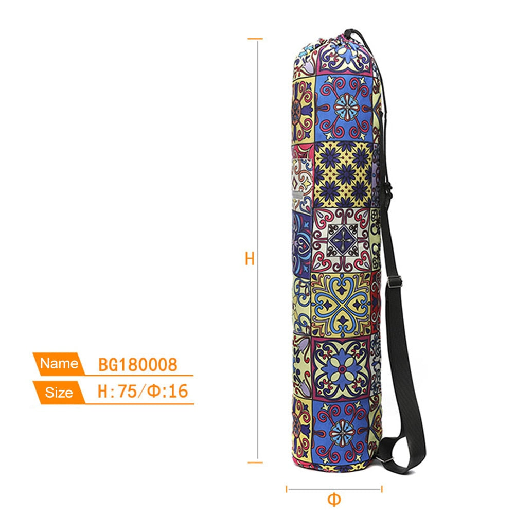 Printed Yoga Mat Bag