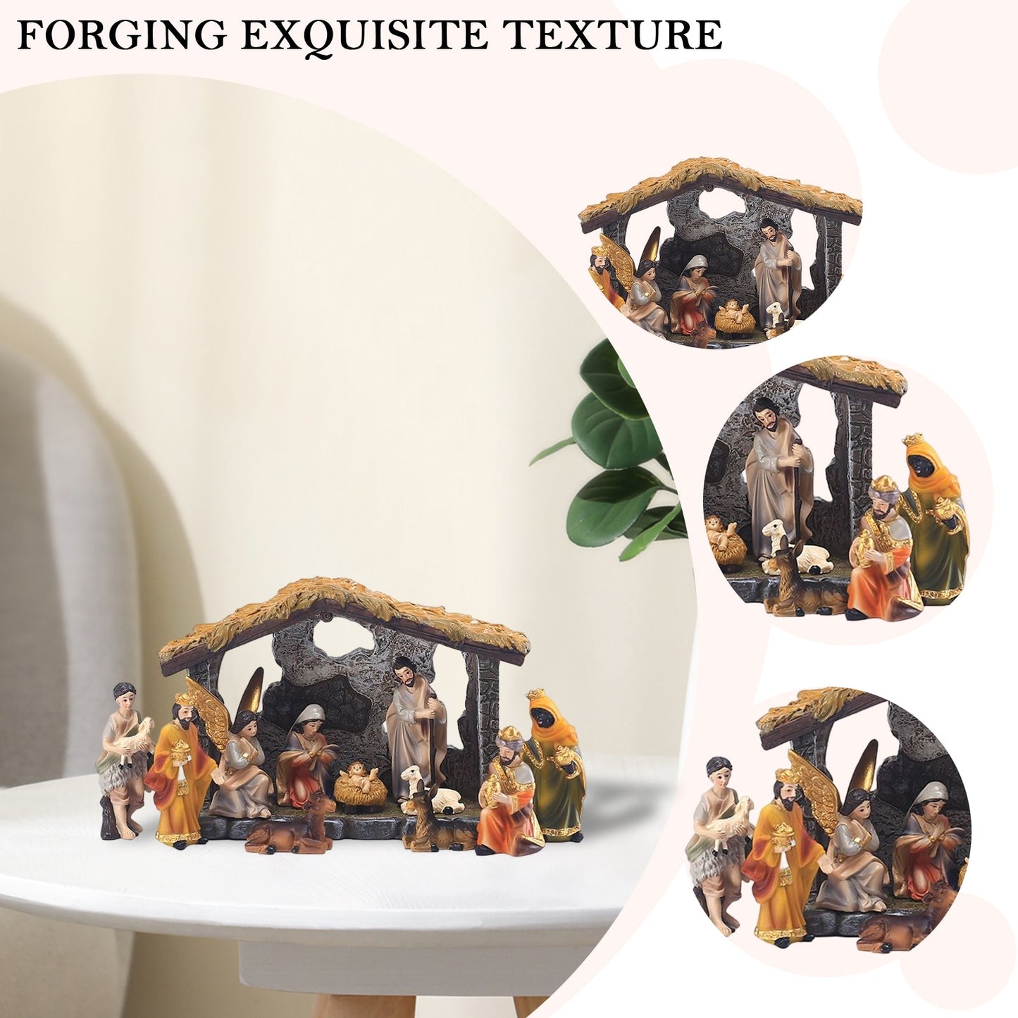 Resin Miniatures Nativity Scene Figurine