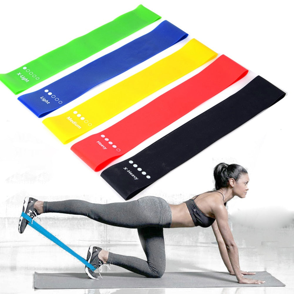 Rubber Resistance Bands Yoga, Pilates, Crossfit