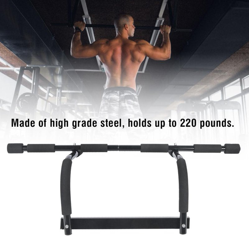 Sturdy, Portable Indoor Doorway Pull-Up Bar – Adjustable Width Locking Bar, Total Upper Body Workout Bar