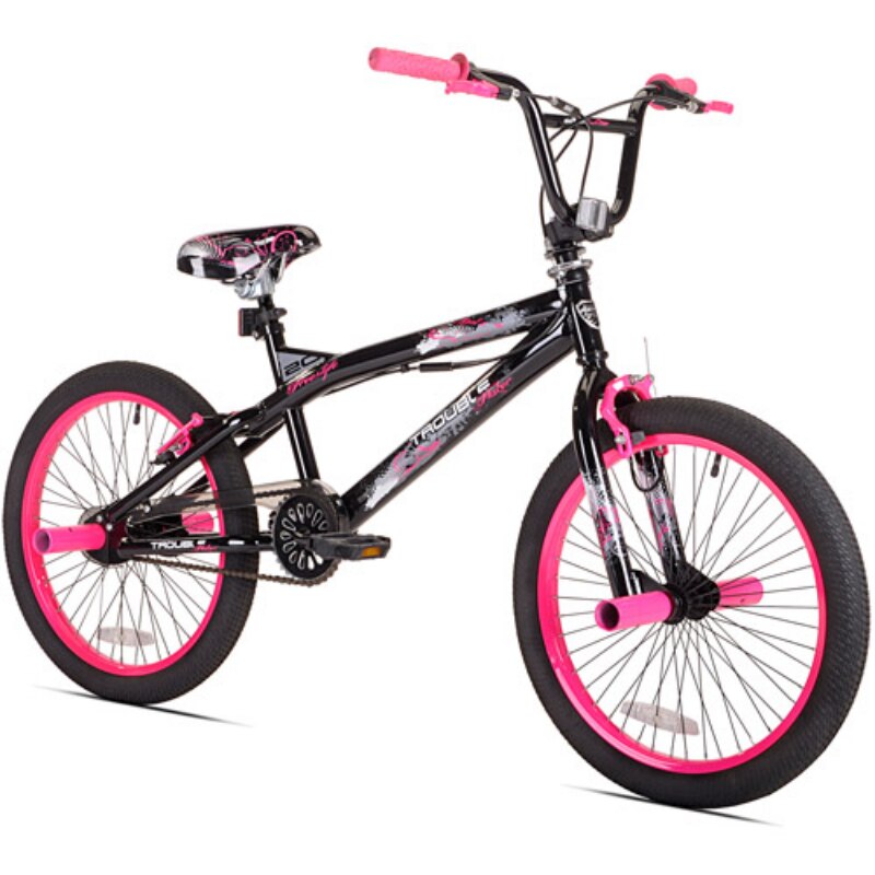 Kent 20" Girls BMX Bike, Aqua/Black/Pink