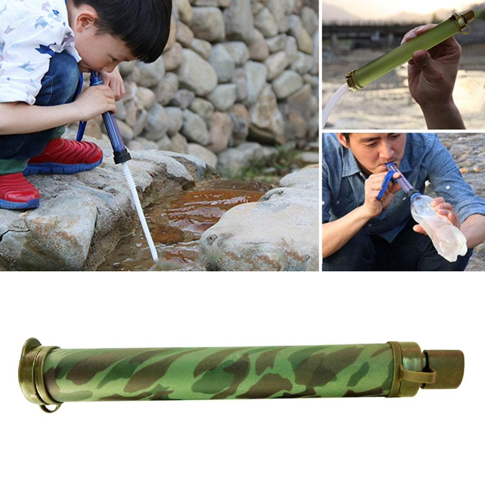 Hiking Drinking Water Filtering Survival Tools