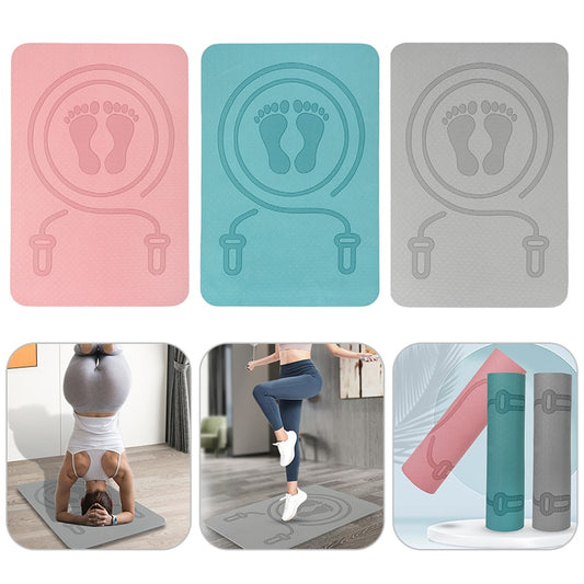 PE Fitness Yoga Mat Anti-Slip Pilates Gymnastics Mat